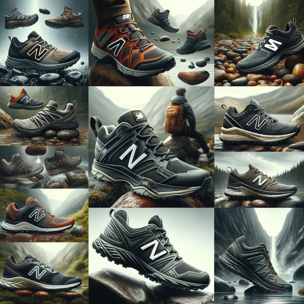 collection of new balance hiking shoes